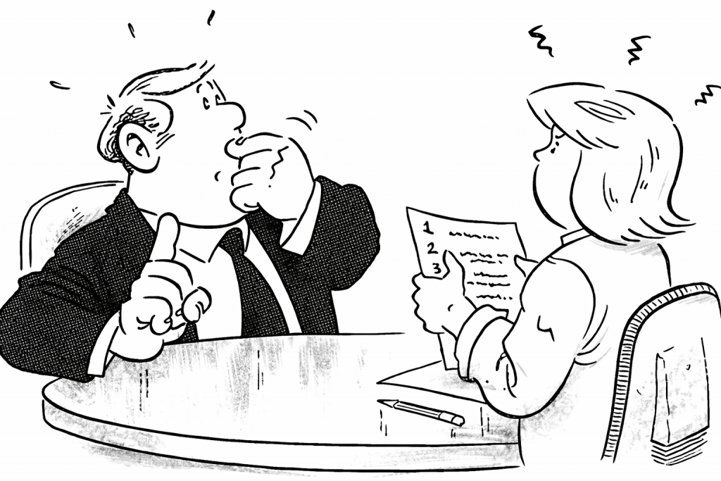 Das Tadelgespräch -